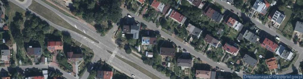 Zdjęcie satelitarne Piękna ul.