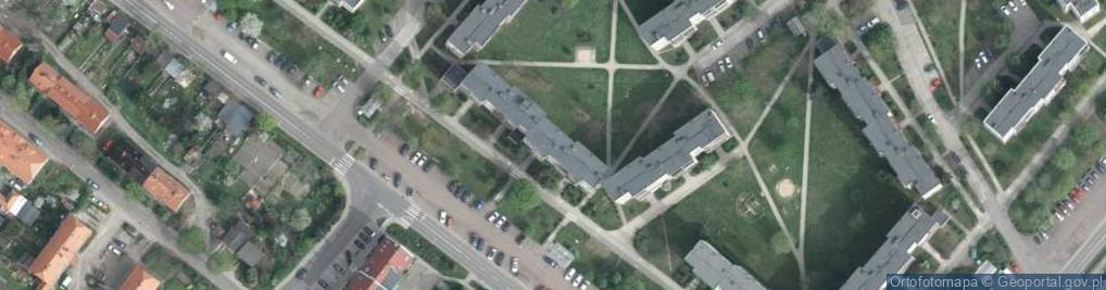 Zdjęcie satelitarne Piasta ul.