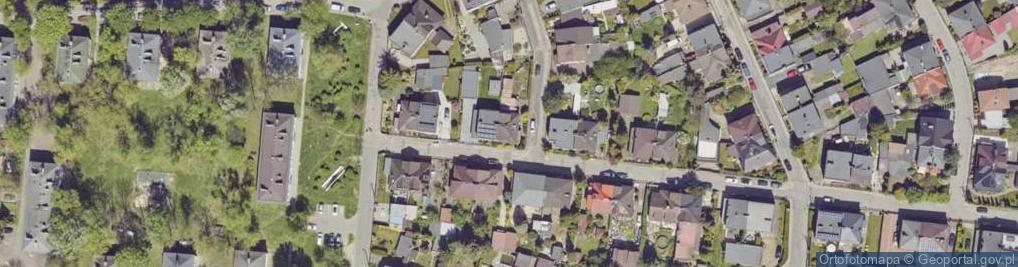 Zdjęcie satelitarne Piastowska ul.