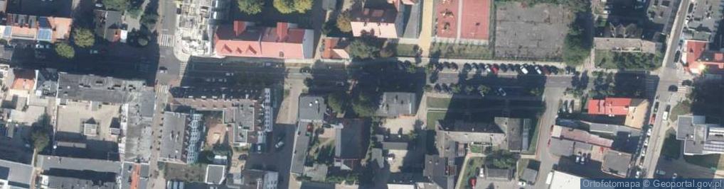 Zdjęcie satelitarne Piastowska ul.