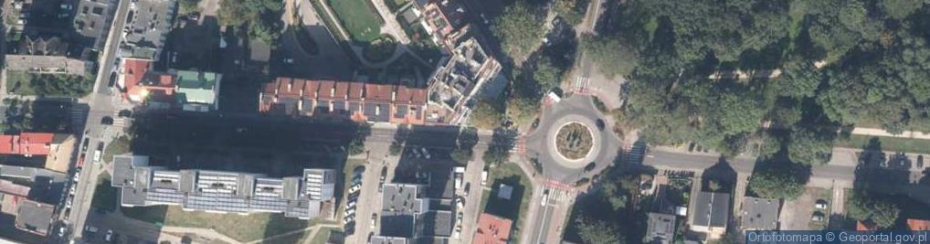 Zdjęcie satelitarne Piastowska ul.