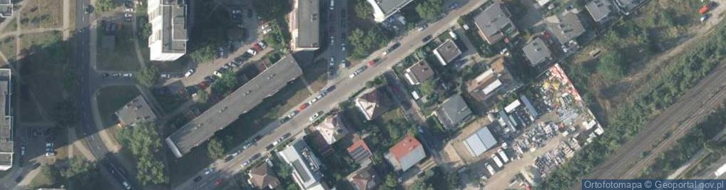 Zdjęcie satelitarne Piechoty ul.