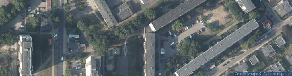 Zdjęcie satelitarne Piechoty ul.