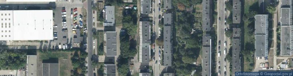 Zdjęcie satelitarne Piękna ul.