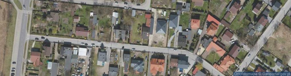Zdjęcie satelitarne Piastowska ul.