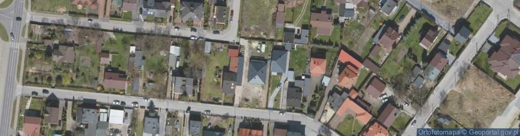 Zdjęcie satelitarne Piastowska ul.