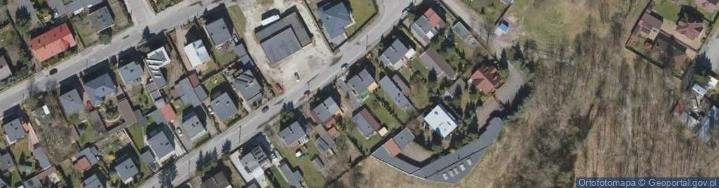 Zdjęcie satelitarne Piękna ul.