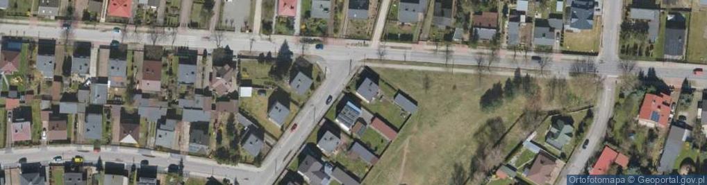 Zdjęcie satelitarne Piękna ul.