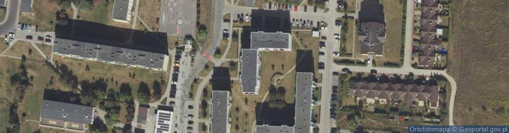 Zdjęcie satelitarne Piastowska ul.