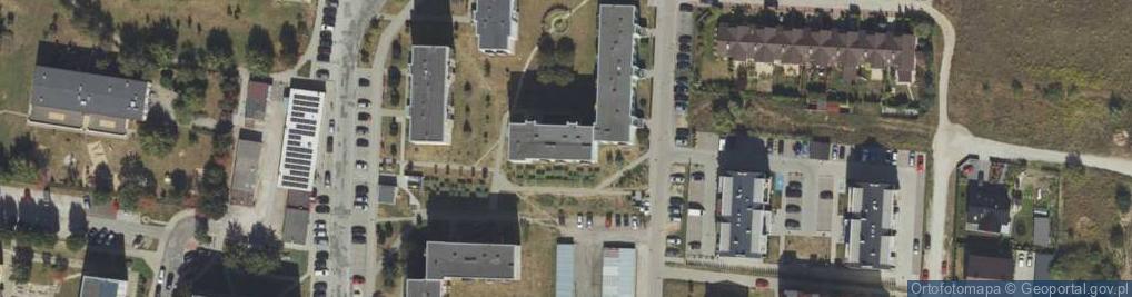 Zdjęcie satelitarne Piastowska ul.
