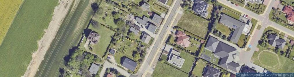 Zdjęcie satelitarne Piaskowa ul.