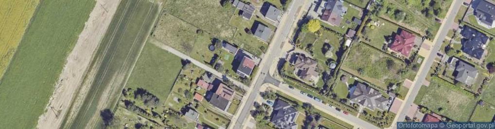 Zdjęcie satelitarne Piaskowa ul.