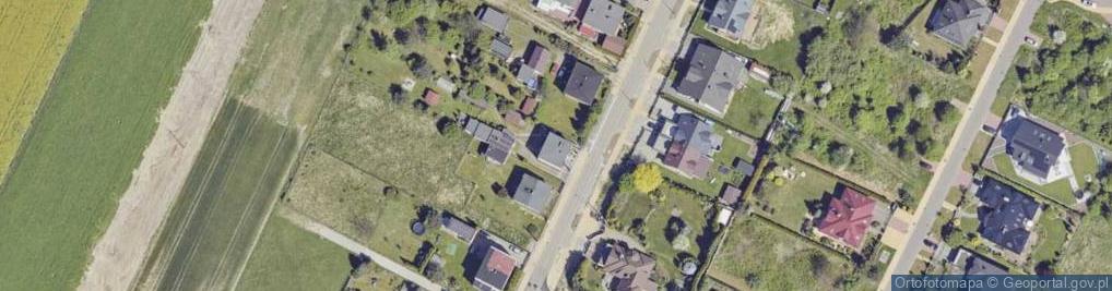 Zdjęcie satelitarne Piaskowa ul.