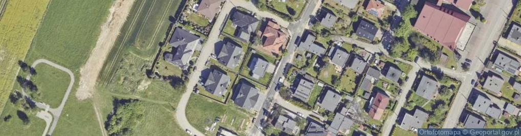 Zdjęcie satelitarne Piaskowa ul.