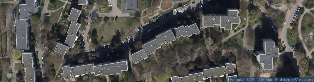 Zdjęcie satelitarne Pięciolinii ul.