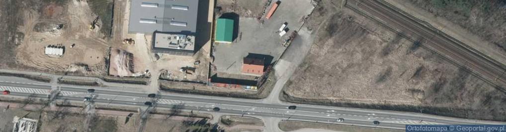 Zdjęcie satelitarne Piastowska ul.