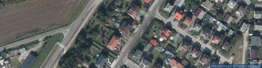 Zdjęcie satelitarne Piastowska ul.