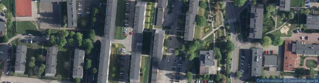 Zdjęcie satelitarne Piastowska ul.