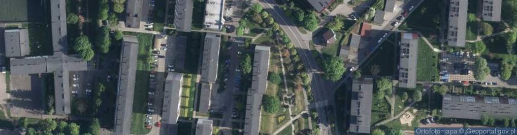 Zdjęcie satelitarne Piastowska ul.