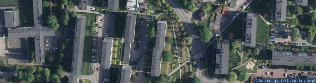 Zdjęcie satelitarne Piastowska ul.