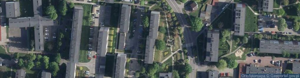 Zdjęcie satelitarne Piastowska ul.