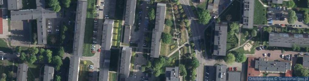 Zdjęcie satelitarne Piastowska ul.
