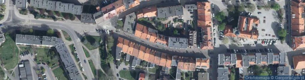 Zdjęcie satelitarne Piastów Śląskich ul.