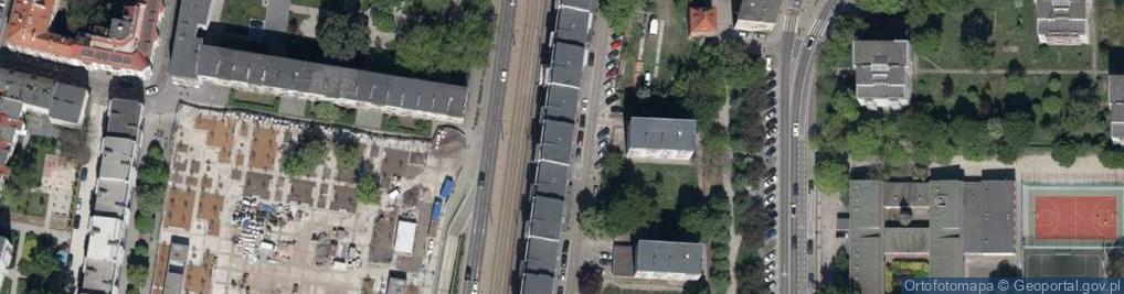 Zdjęcie satelitarne Piaskowa ul.