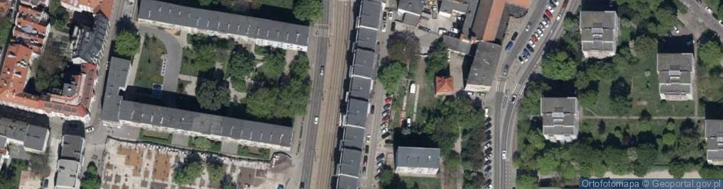 Zdjęcie satelitarne Piaskowa ul.