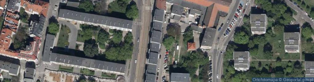 Zdjęcie satelitarne Piaskowa ul.