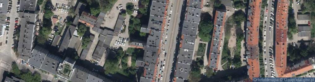 Zdjęcie satelitarne Piastowska ul.