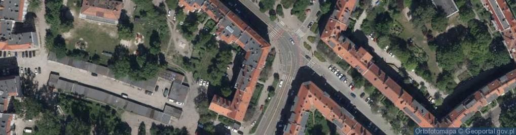 Zdjęcie satelitarne Piastowska ul.