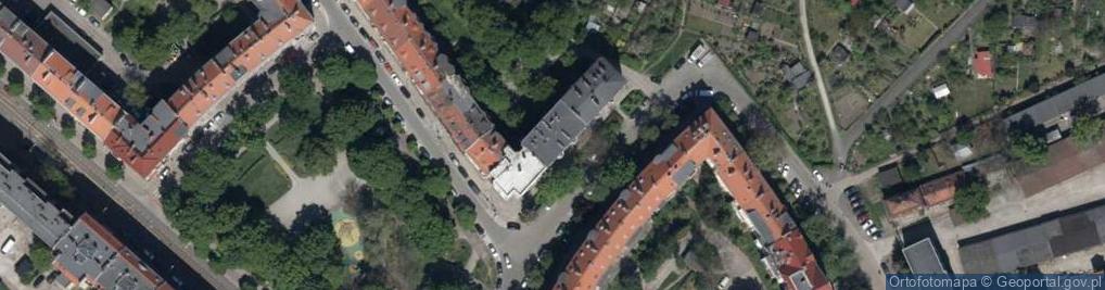 Zdjęcie satelitarne Piastowska ul.