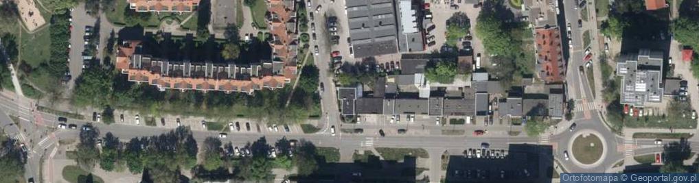 Zdjęcie satelitarne Piękna ul.