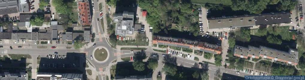 Zdjęcie satelitarne Piękna ul.