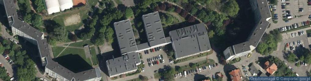 Zdjęcie satelitarne Piesza ul.