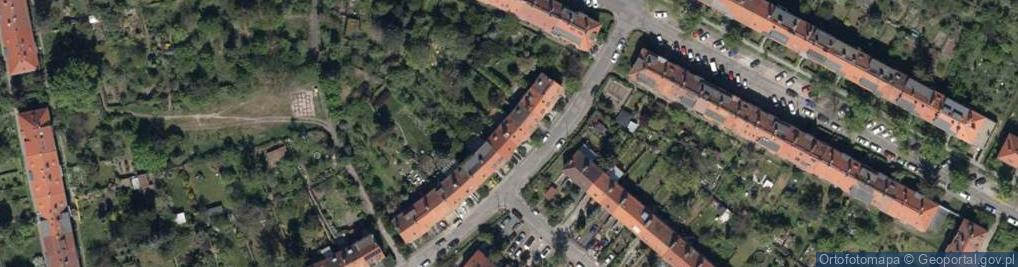 Zdjęcie satelitarne Pierwszej Dywizji ul.