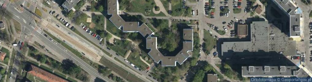 Zdjęcie satelitarne Pilczycka ul.
