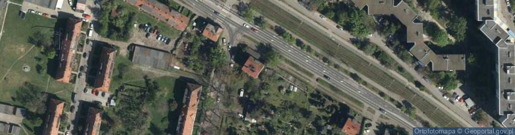 Zdjęcie satelitarne Pilczycka ul.