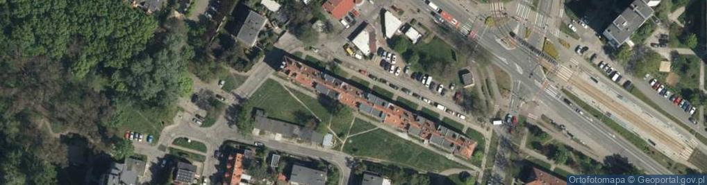 Zdjęcie satelitarne Pilczycka ul.