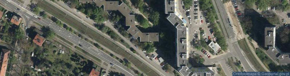 Zdjęcie satelitarne Pilczycka ul.