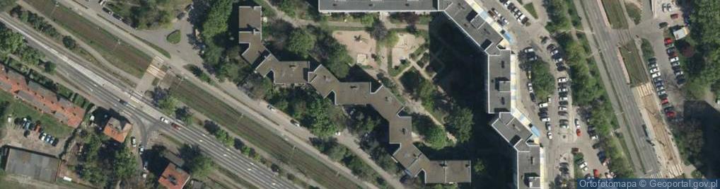 Zdjęcie satelitarne Pilczycka ul.
