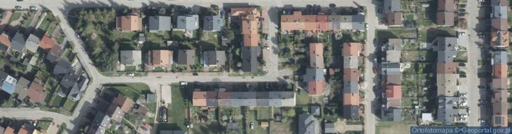 Zdjęcie satelitarne Piękna ul.