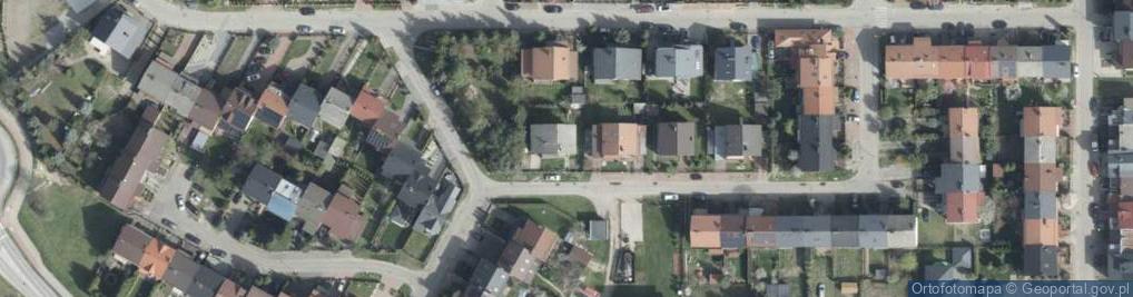 Zdjęcie satelitarne Piękna ul.