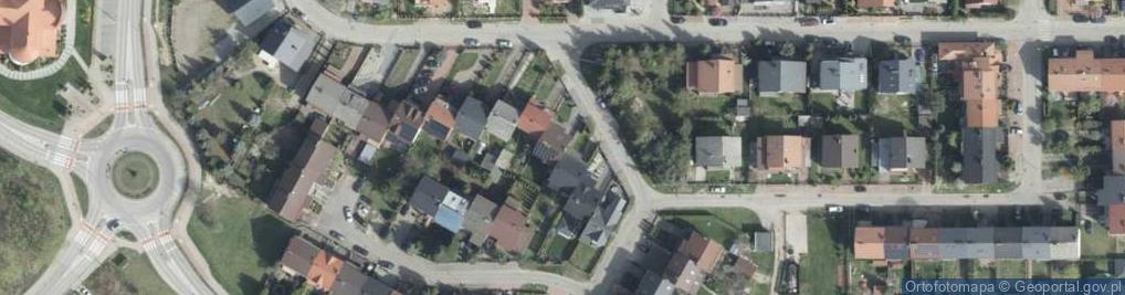 Zdjęcie satelitarne Piękna ul.