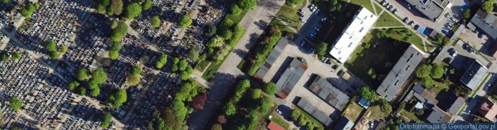 Zdjęcie satelitarne Piaskowa ul.