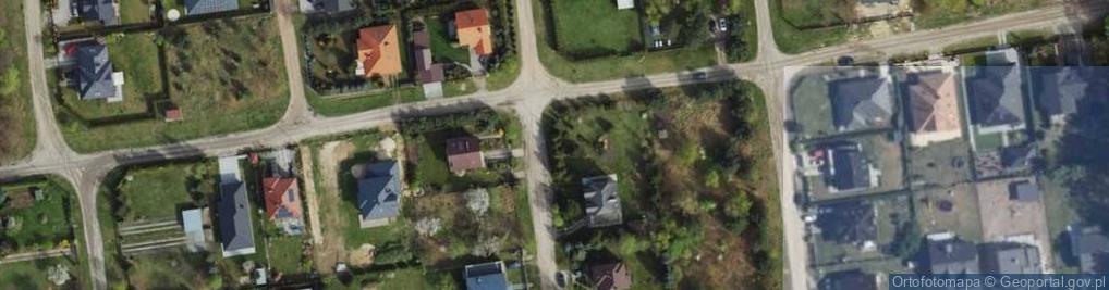 Zdjęcie satelitarne Pierwiosnków ul.