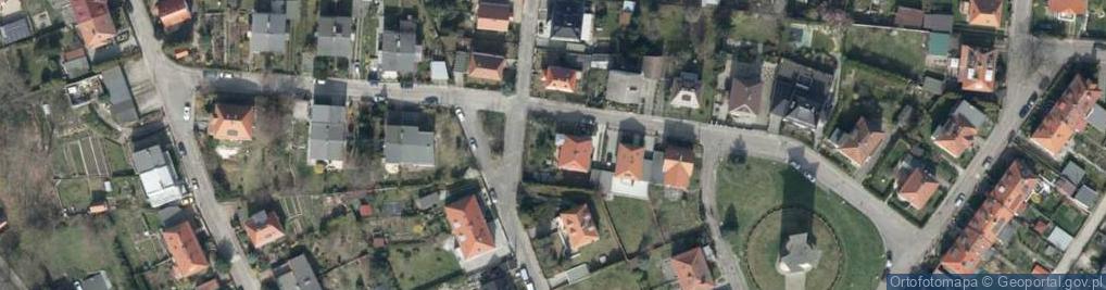 Zdjęcie satelitarne Piękna ul.