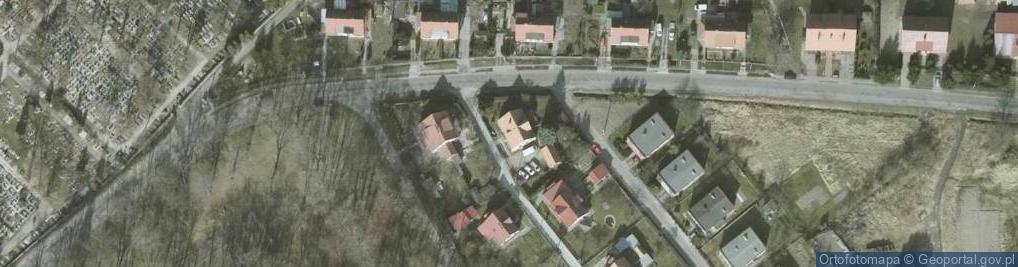 Zdjęcie satelitarne Piastowska ul.