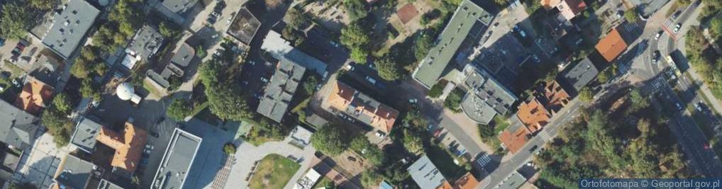 Zdjęcie satelitarne Pieniężnego, dr. ul.